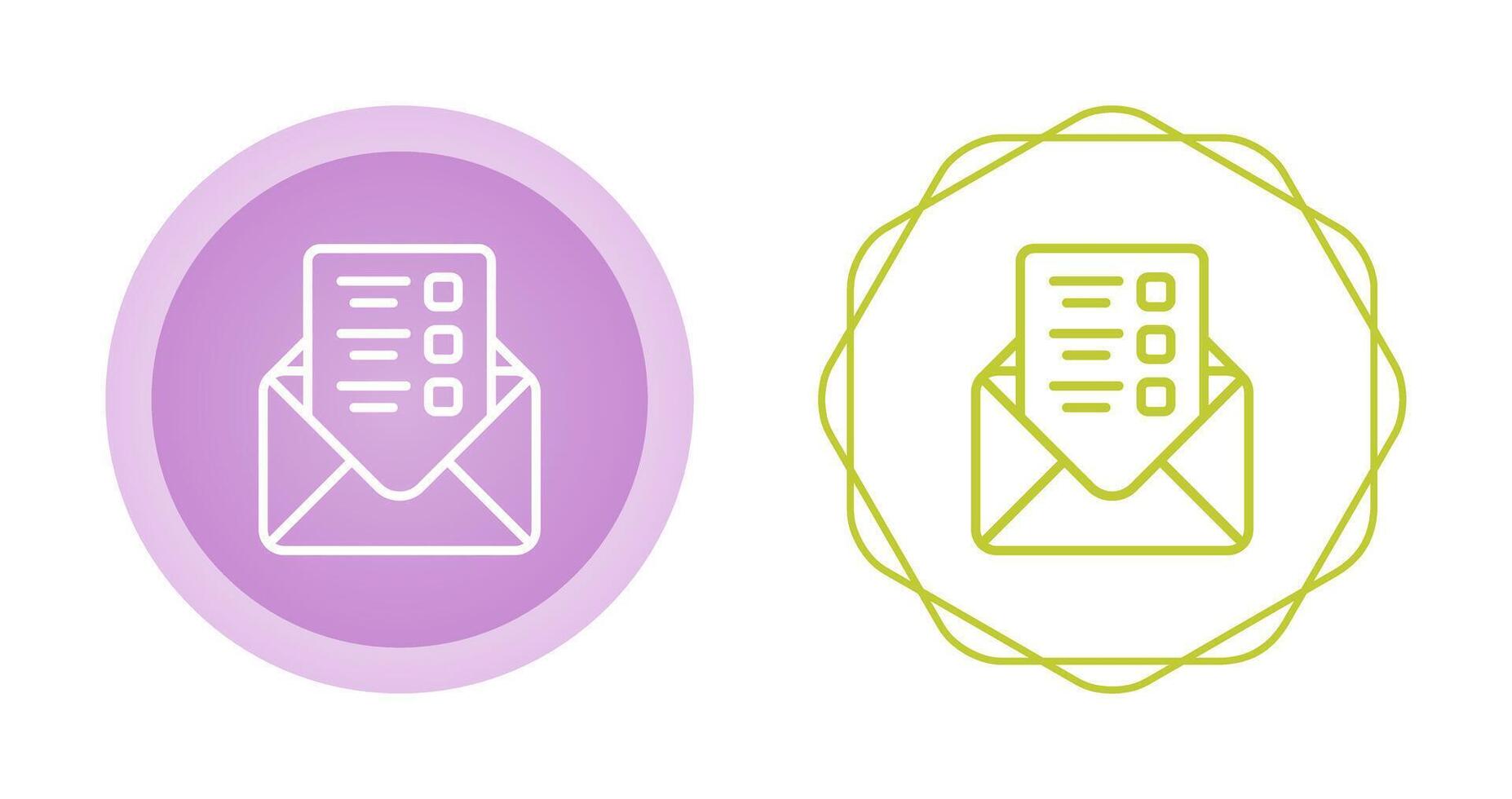 Mailing Lists Vector Icon