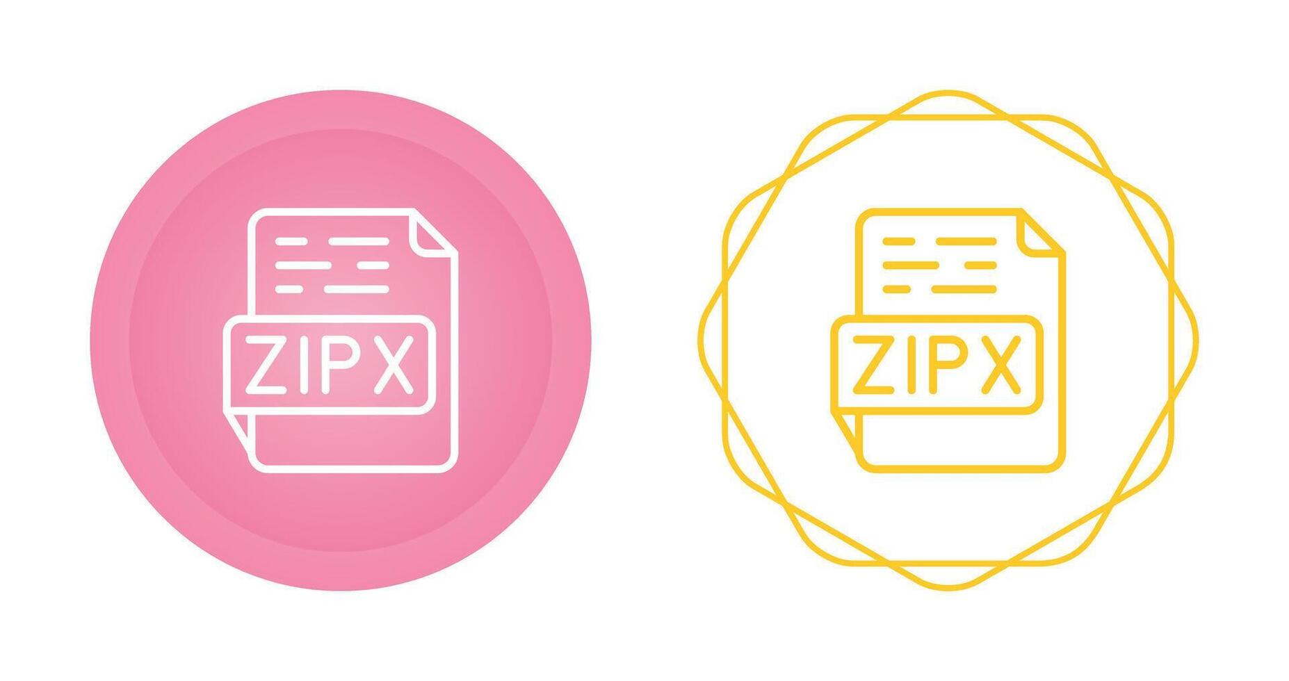ZIPX Vector Icon