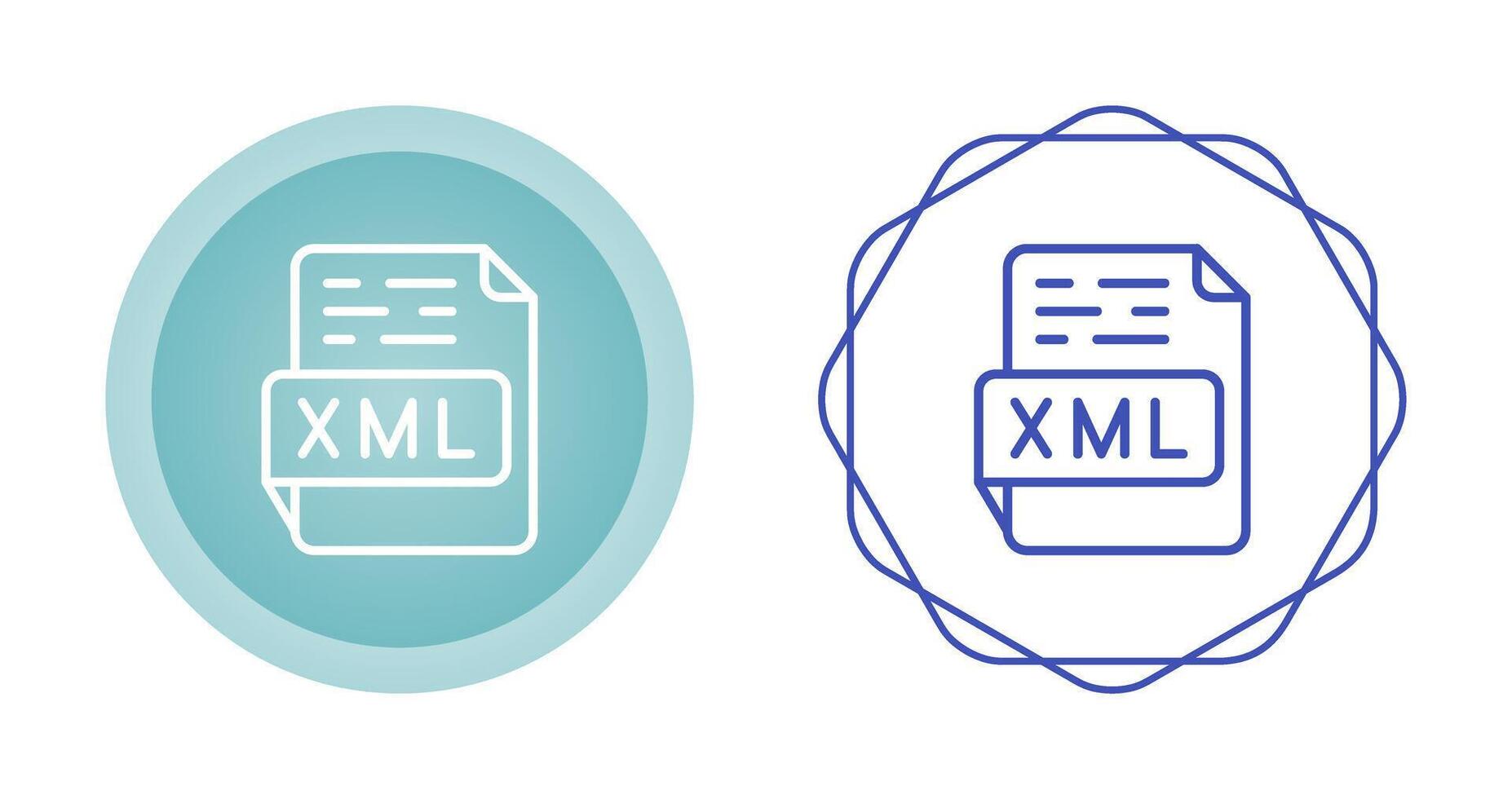 XML Vector Icon