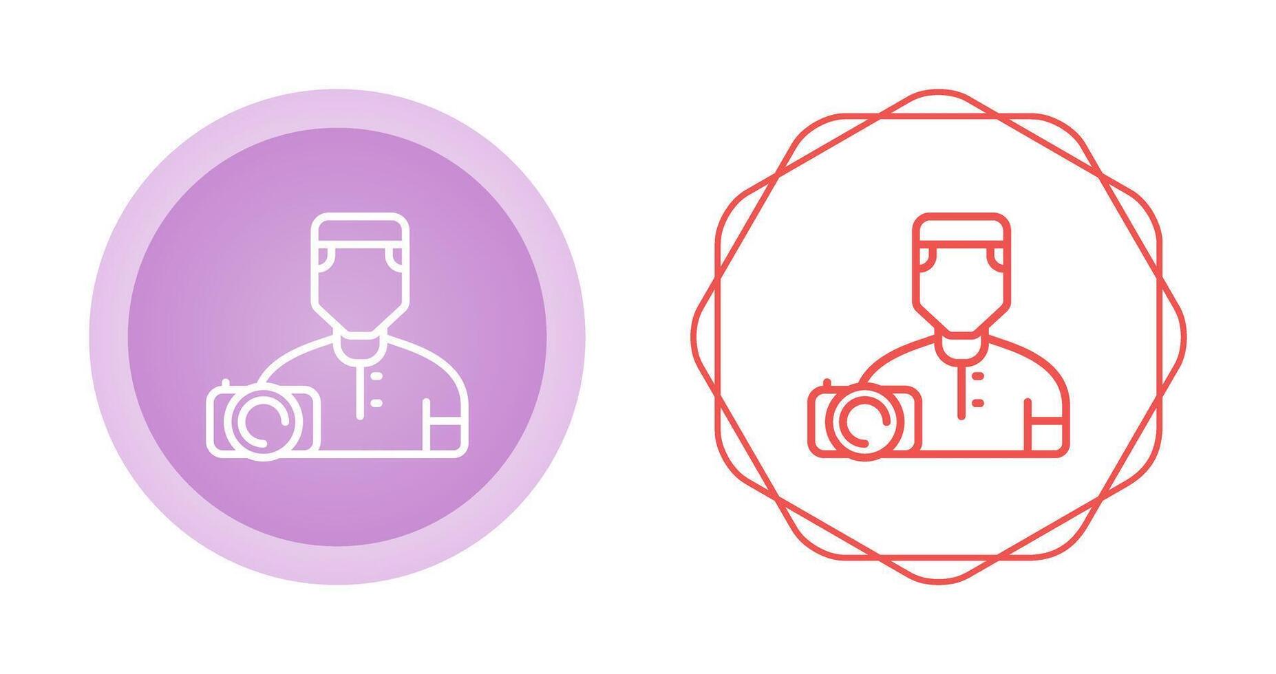 Camera man Vector Icon