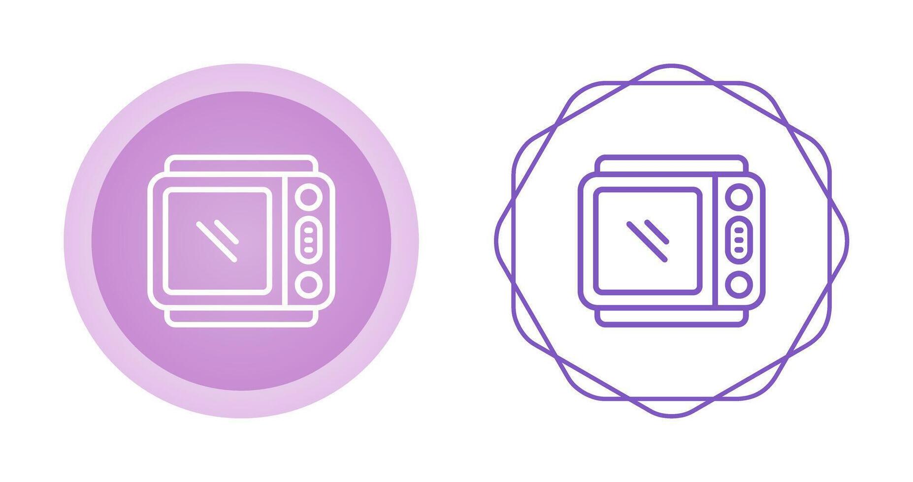 Microwave Vector Icon