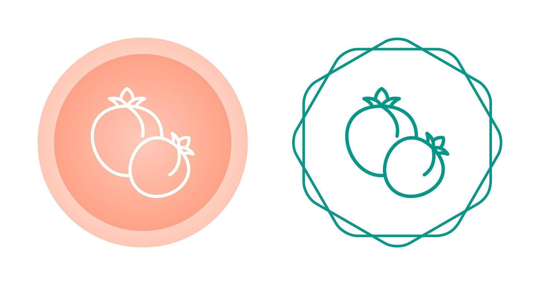 icono de vector de tomate