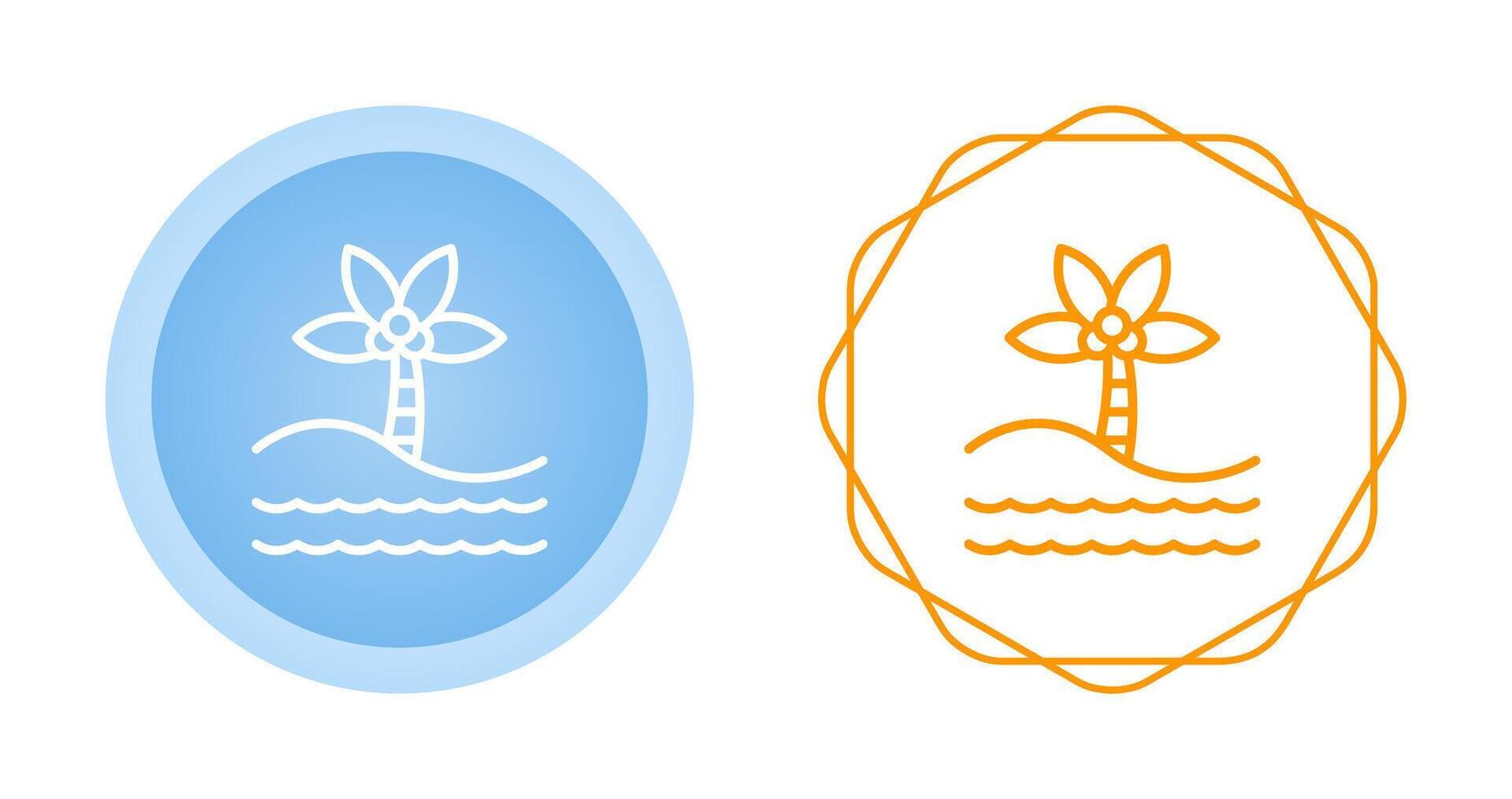 Island Vector Icon