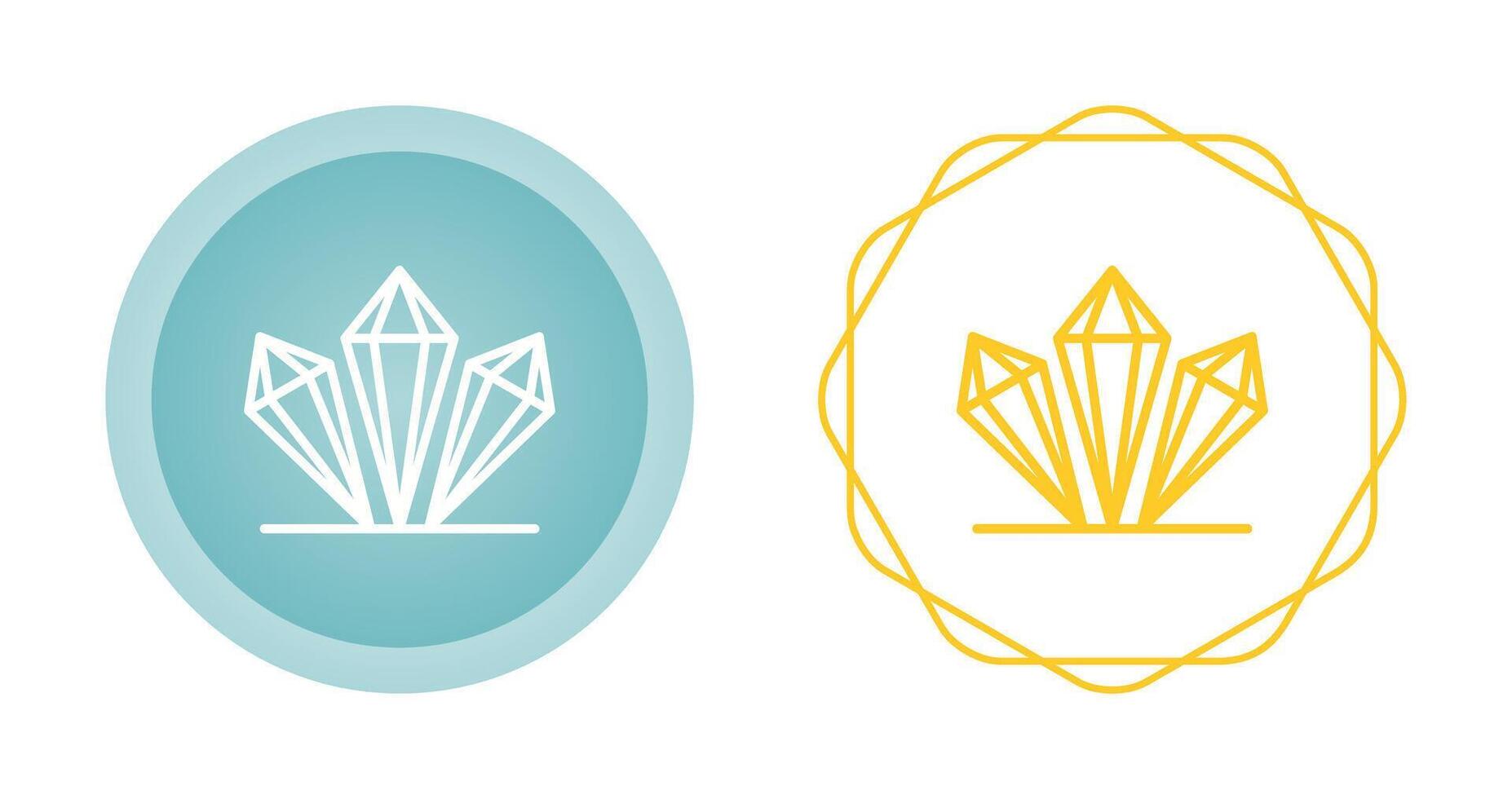 icono de vector de cristal