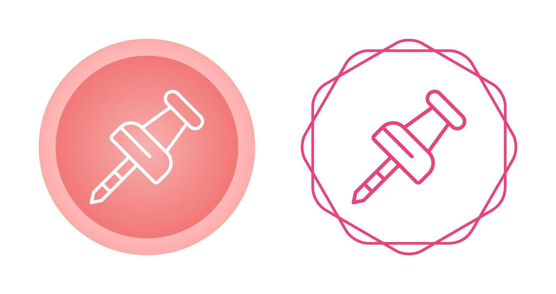 Pushpin Vector Icon