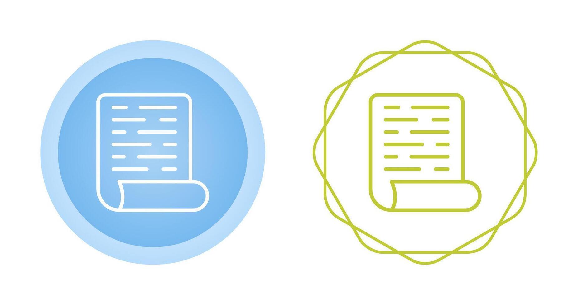 Page with Curl Vector Icon
