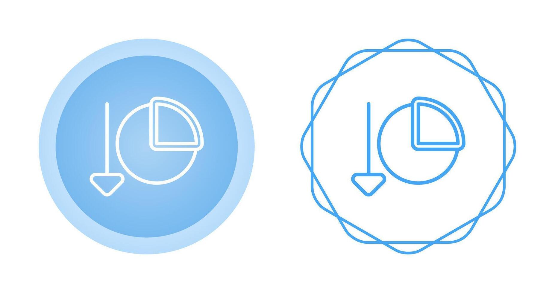 Chart Decreasing Vector Icon