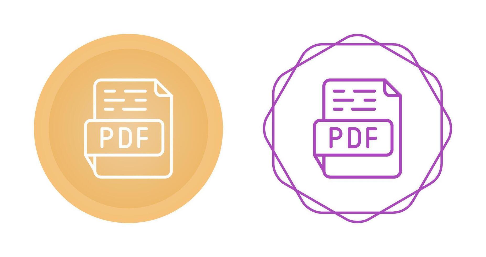 icono de vector de pdf