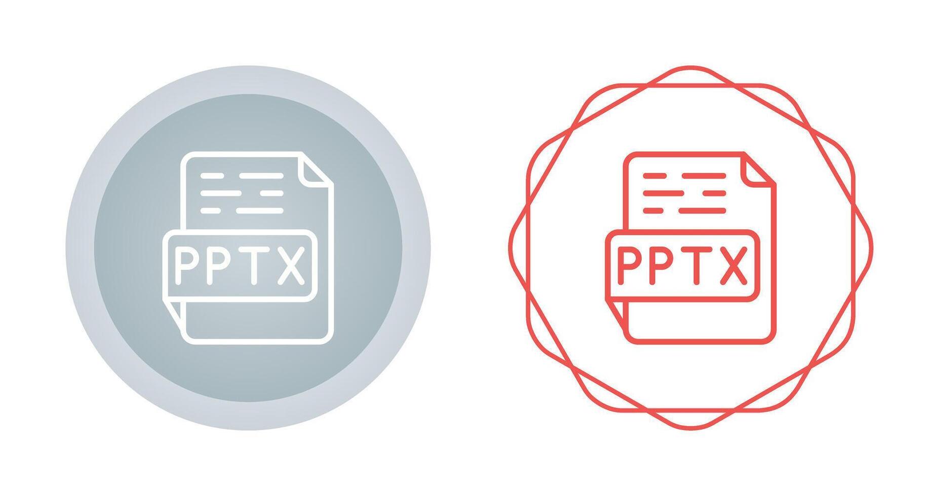 PPTX Vector Icon