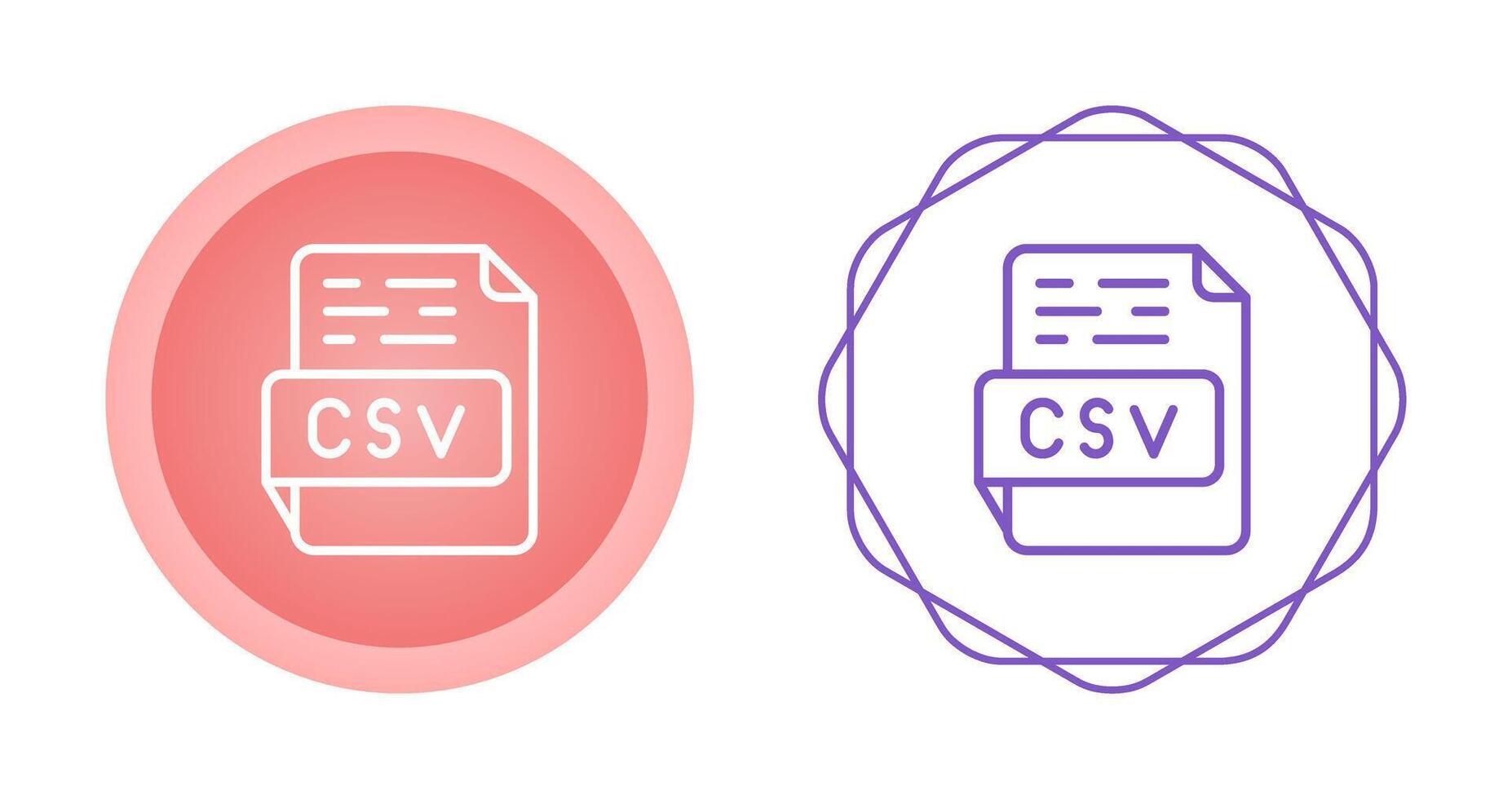 CSV Vector Icon