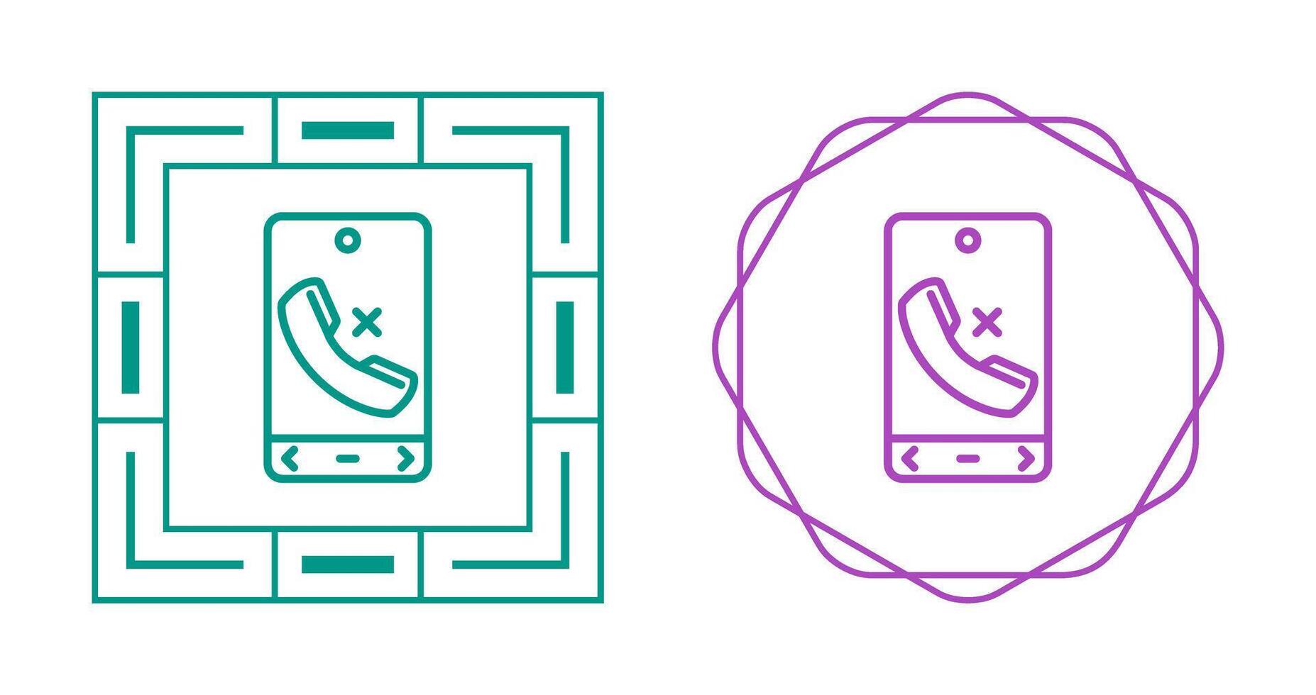 Missed Call Vector Icon