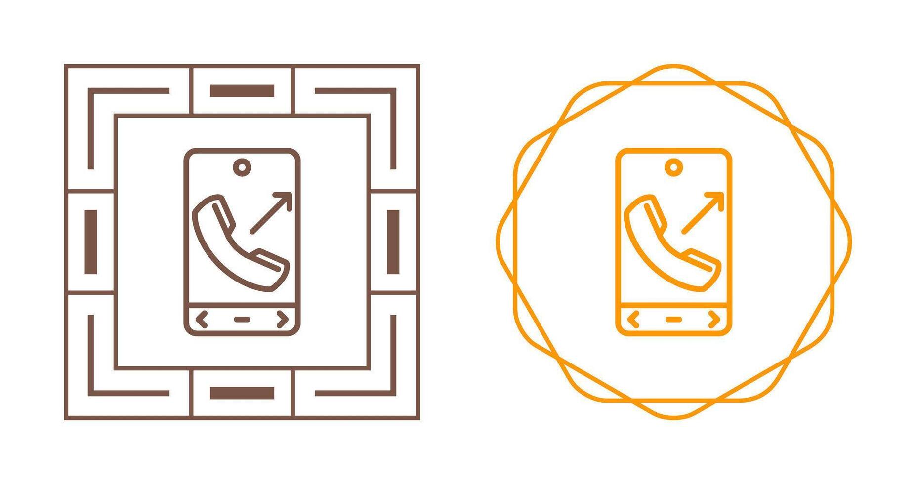 Out Going Call Vector Icon