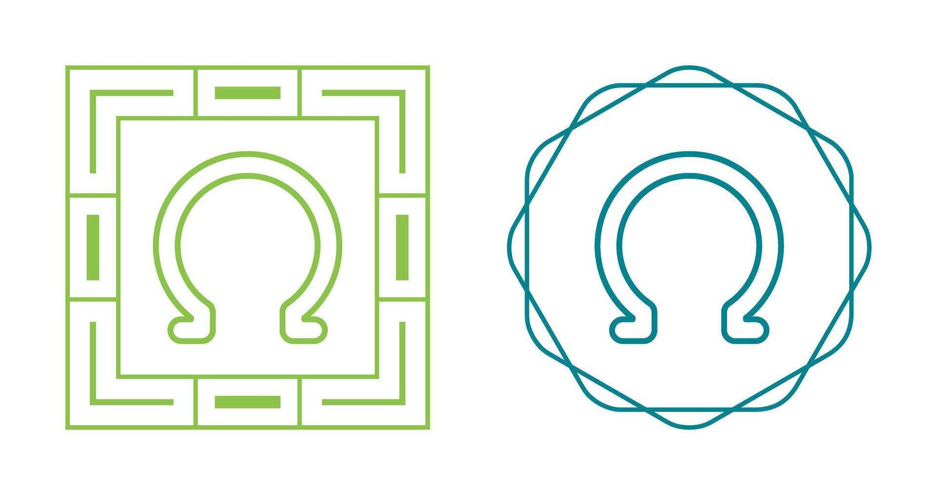 Omega Vector Icon