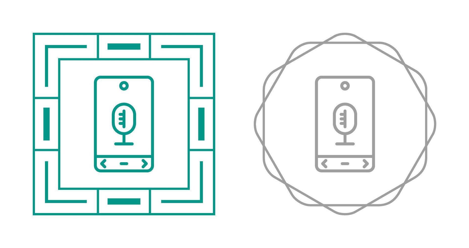 icono de vector de micrófono