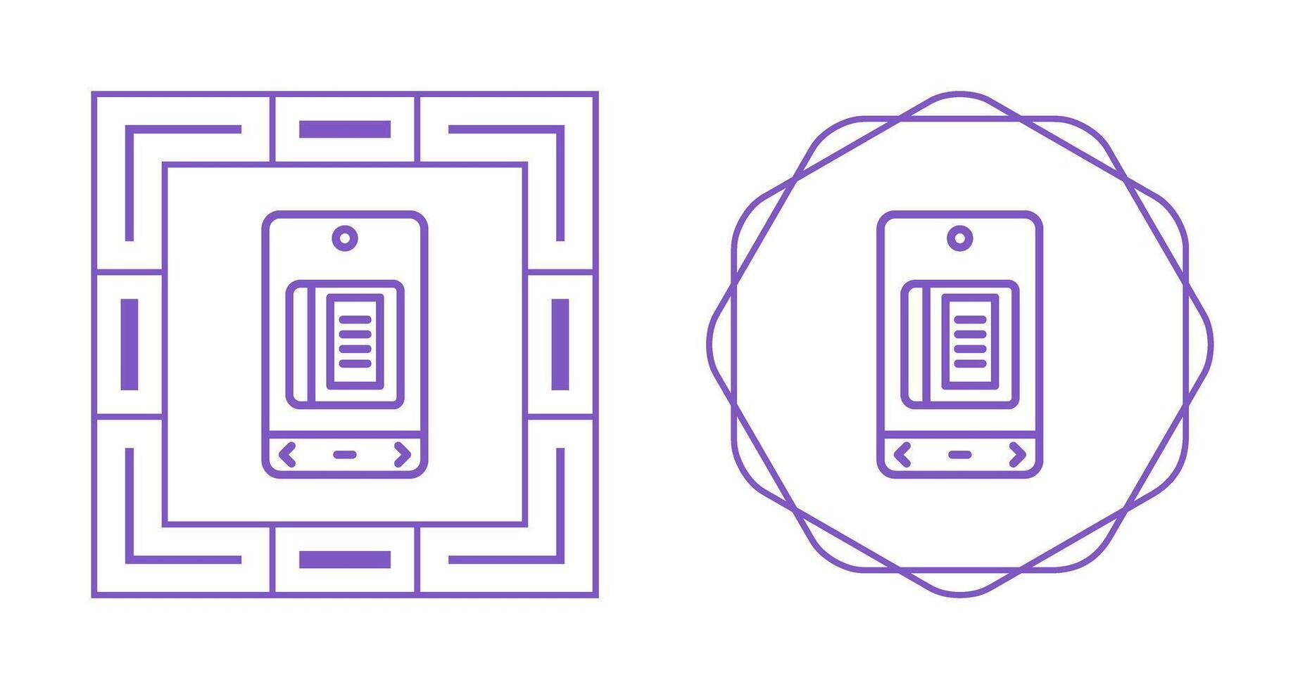 E Book Vector Icon