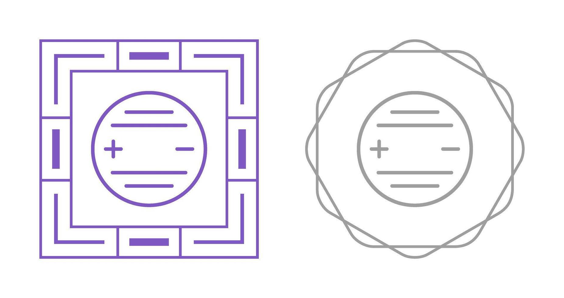 icono de vector de batería