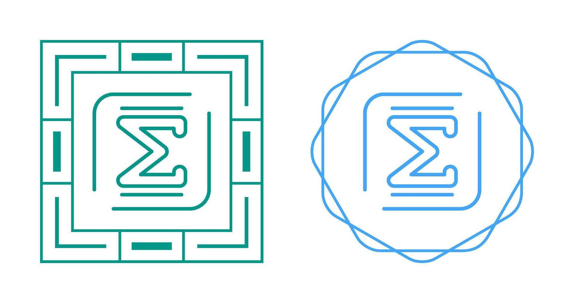 Summation Vector Icon