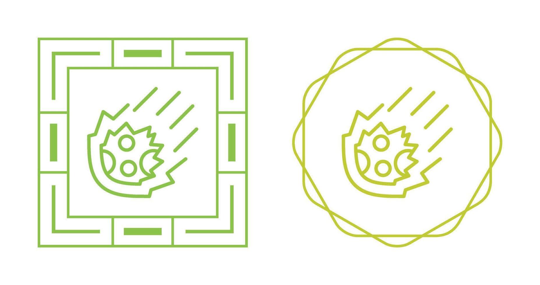 Meteor Vector Icon