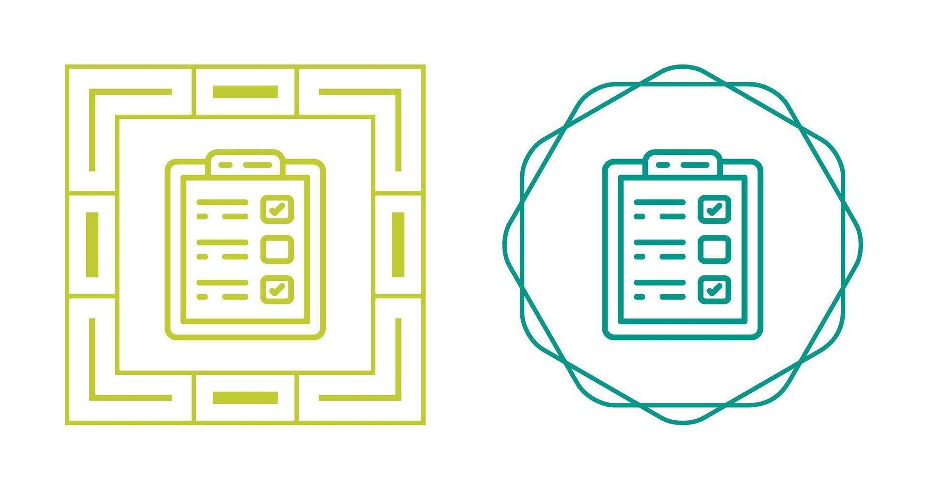 Checklist Vector Icon