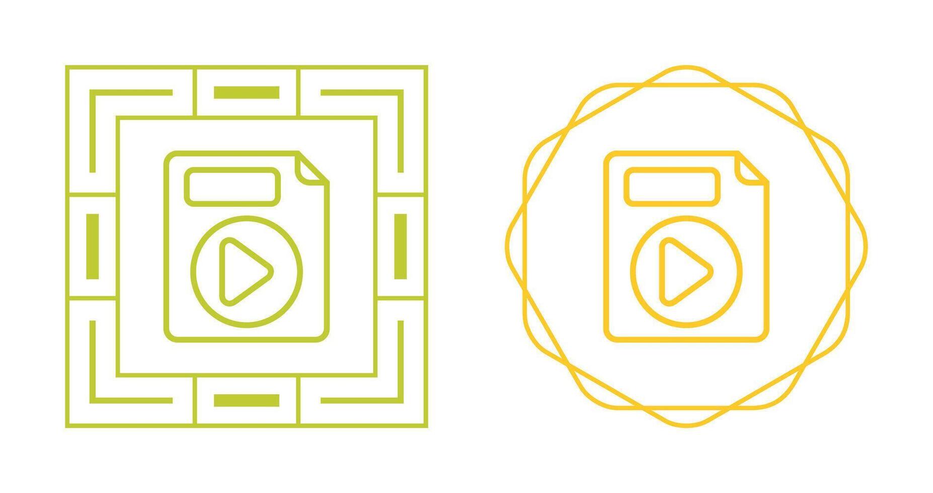 Video File Vector Icon
