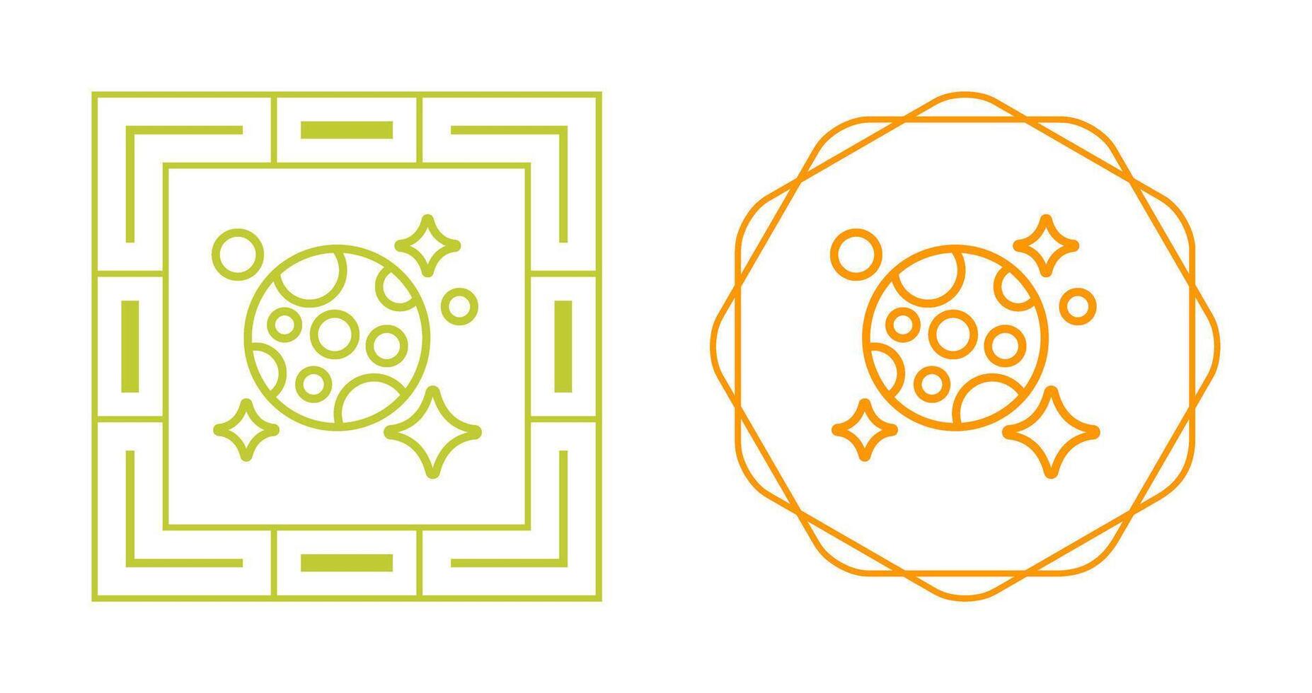 Moon And Stars Vector Icon