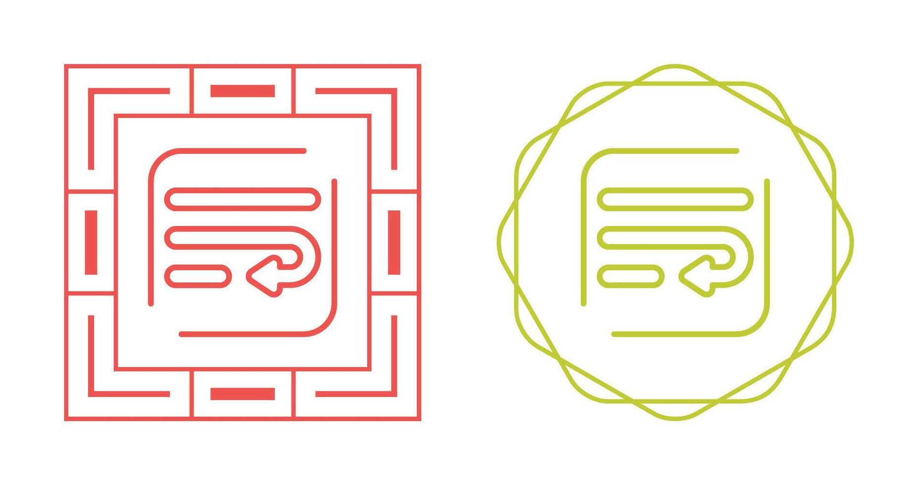 Wrap Vector Icon