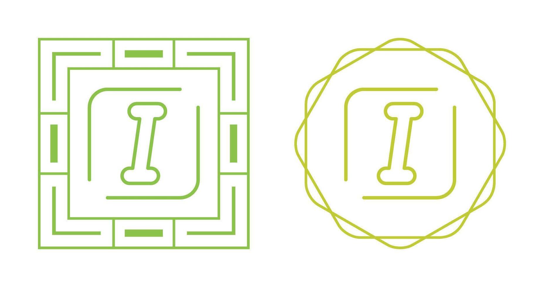 Italic Vector Icon