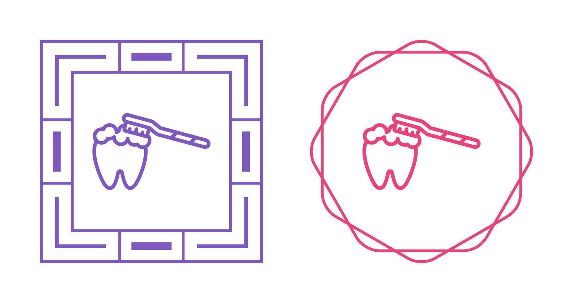 Brushing Teeth Vector Icon