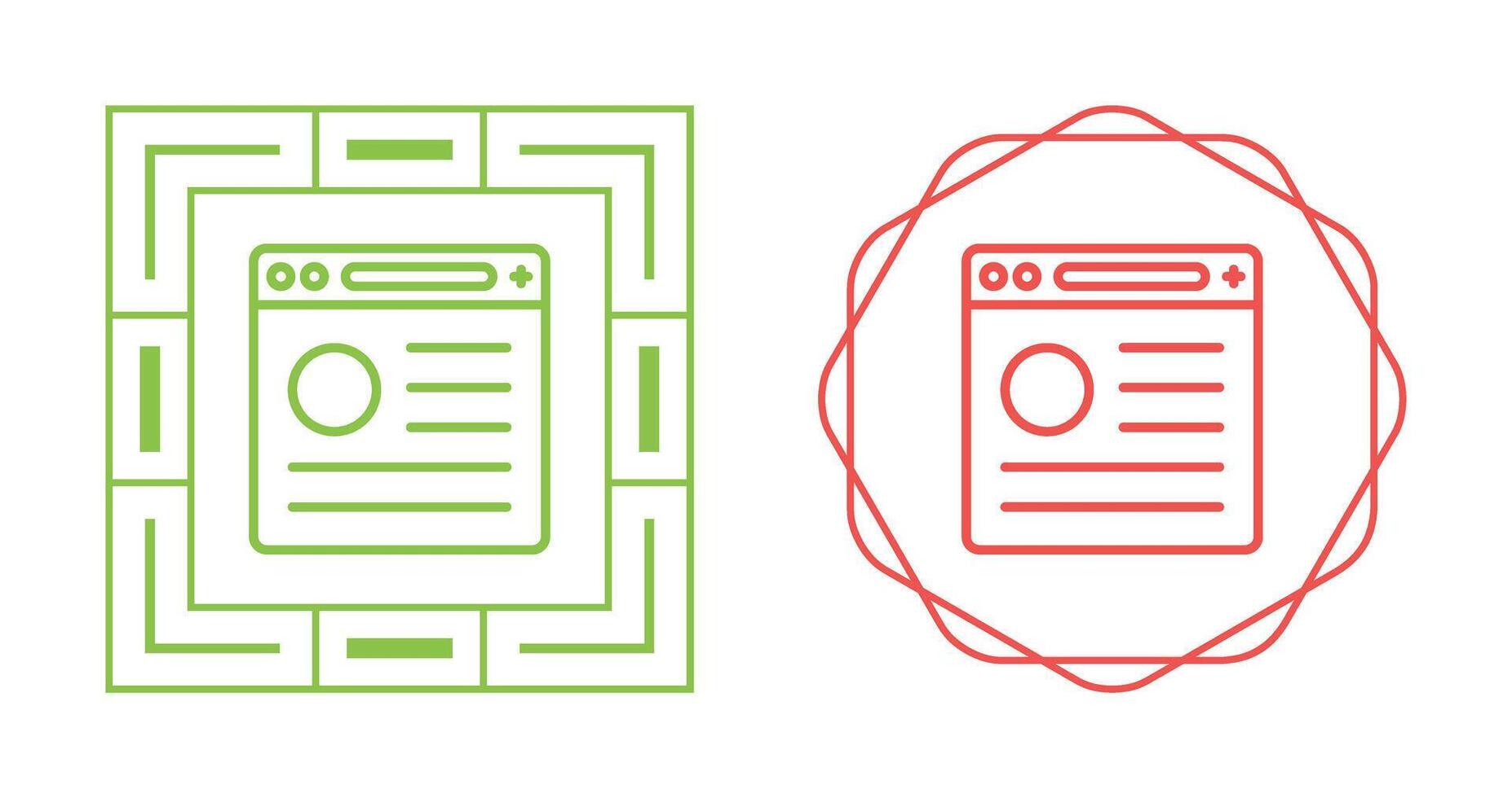 Browser Vector Icon