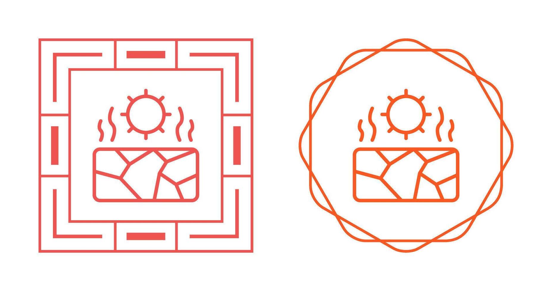 Drought Vector Icon