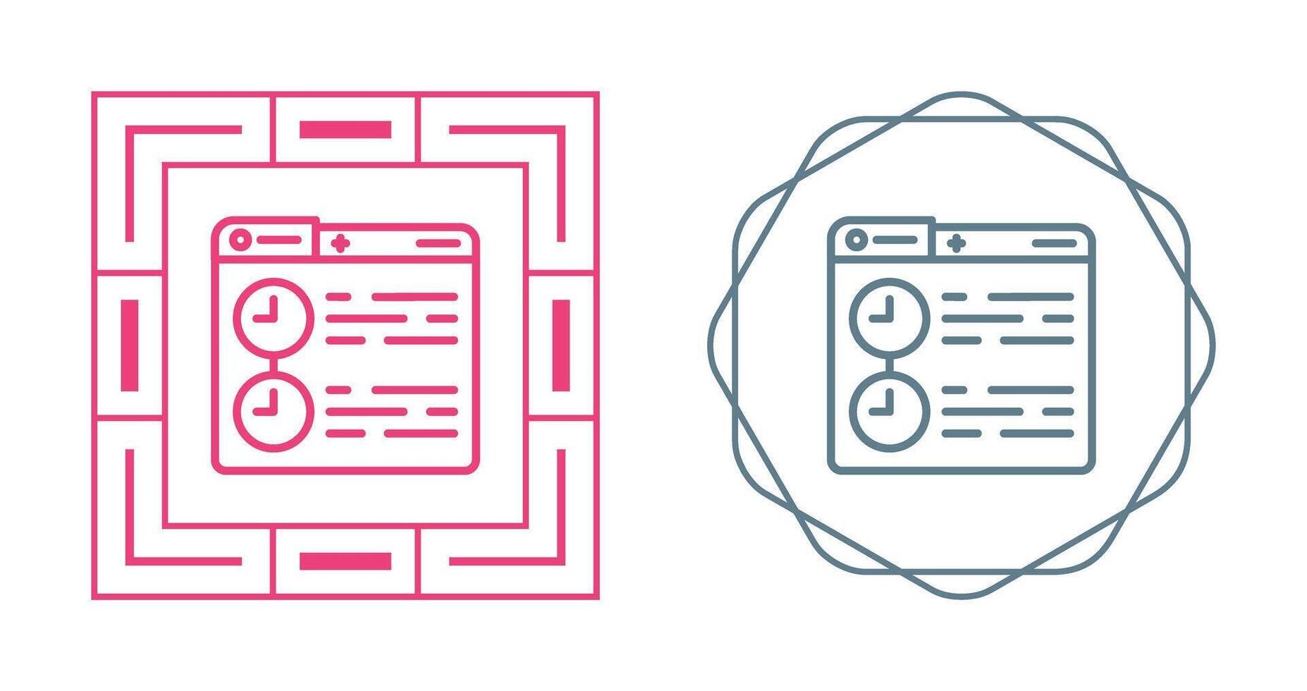 Timeline Vector Icon