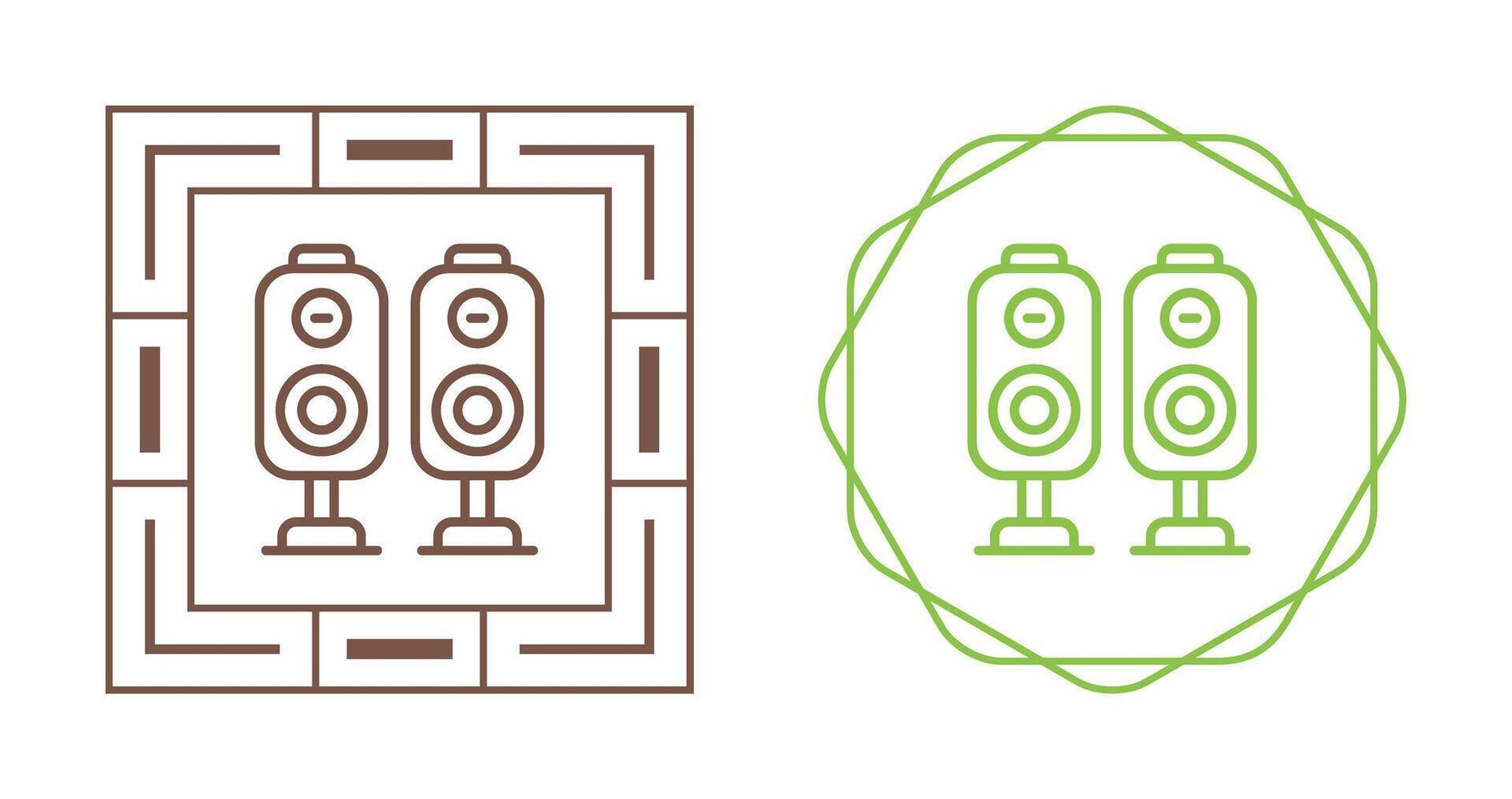 icono de vector de altavoces