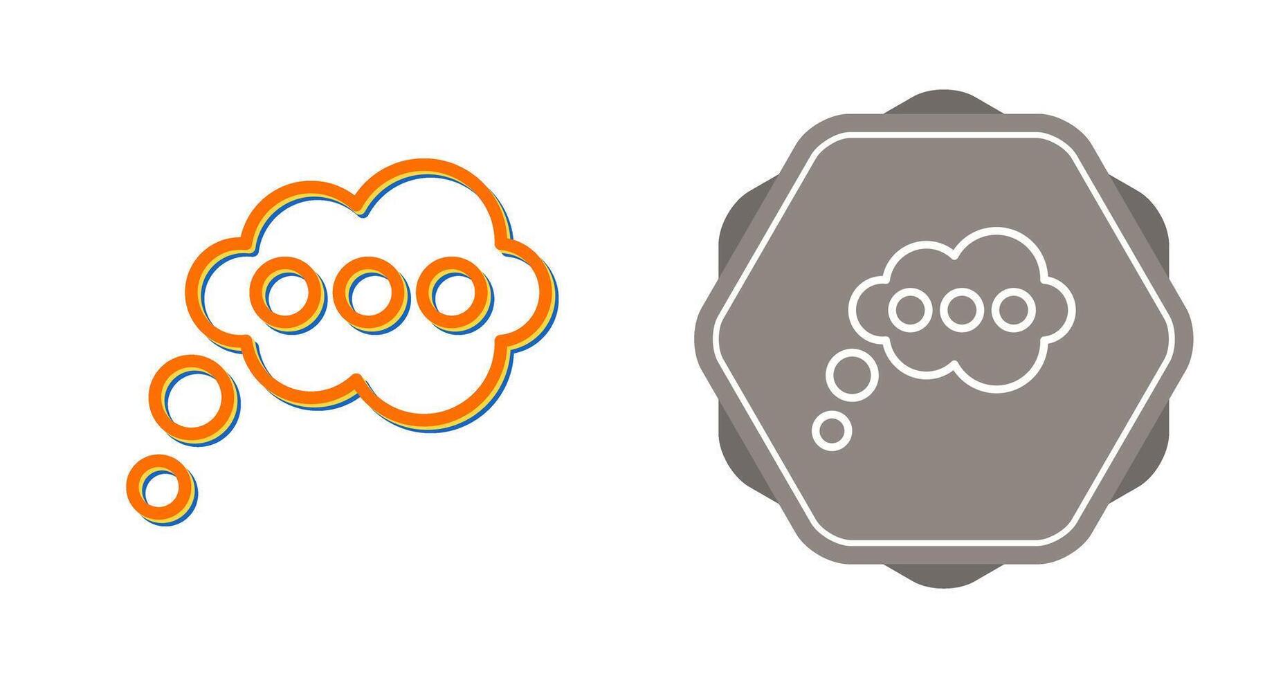 Thinking Vector Icon