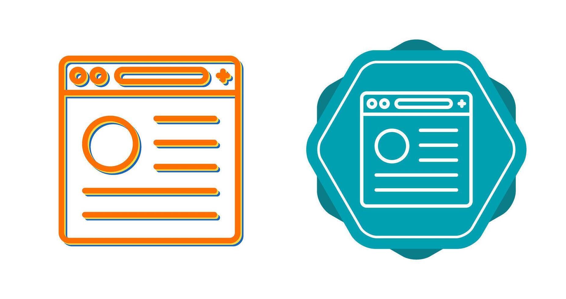Browser Vector Icon
