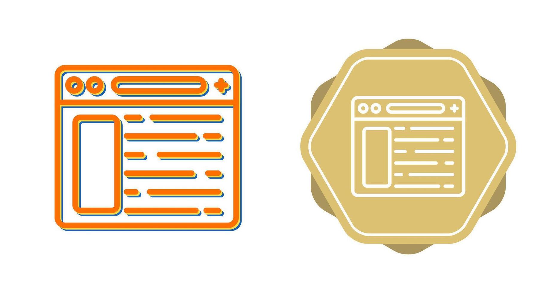 Browser Vector Icon