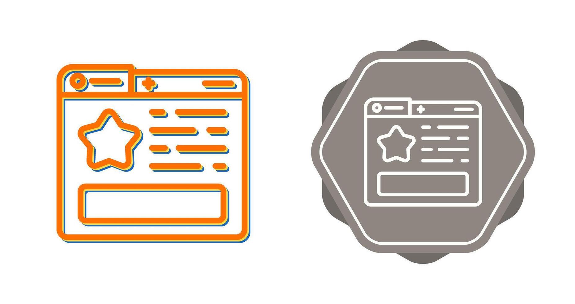 Favourite Page Vector Icon