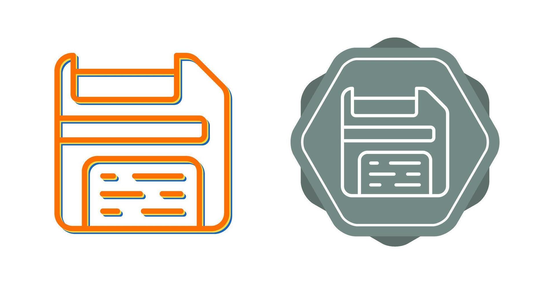 Floppy Disk Vector Icon