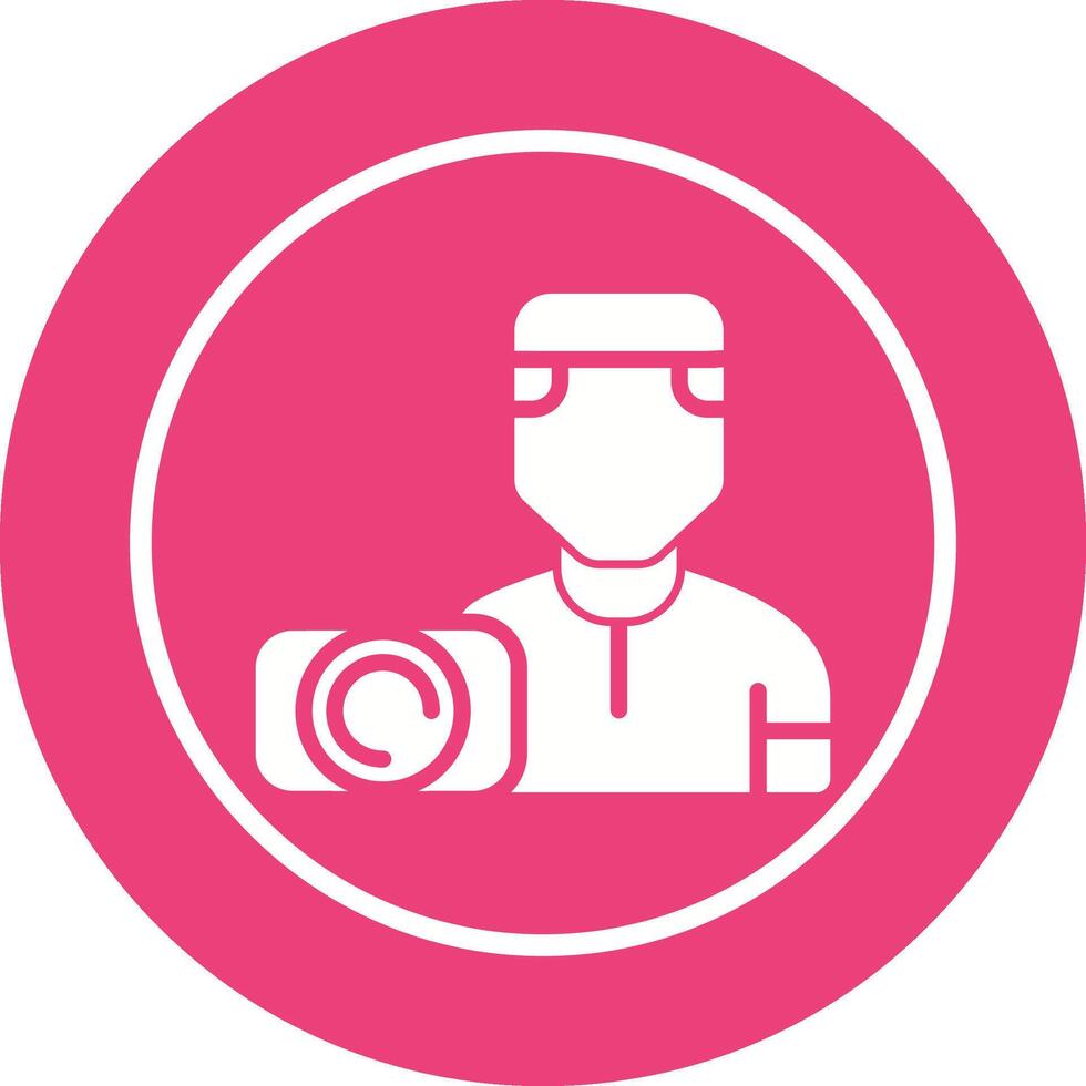 Camera man Vector Icon