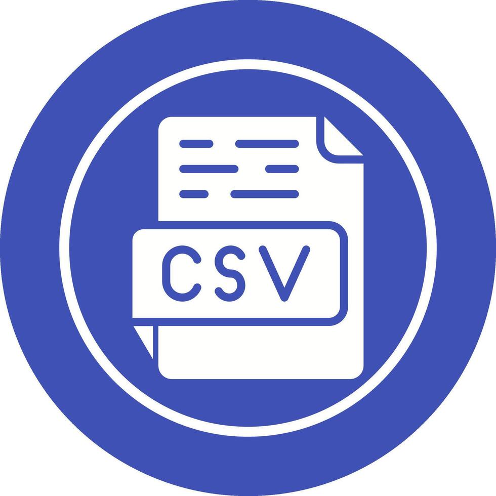 CSV Vector Icon