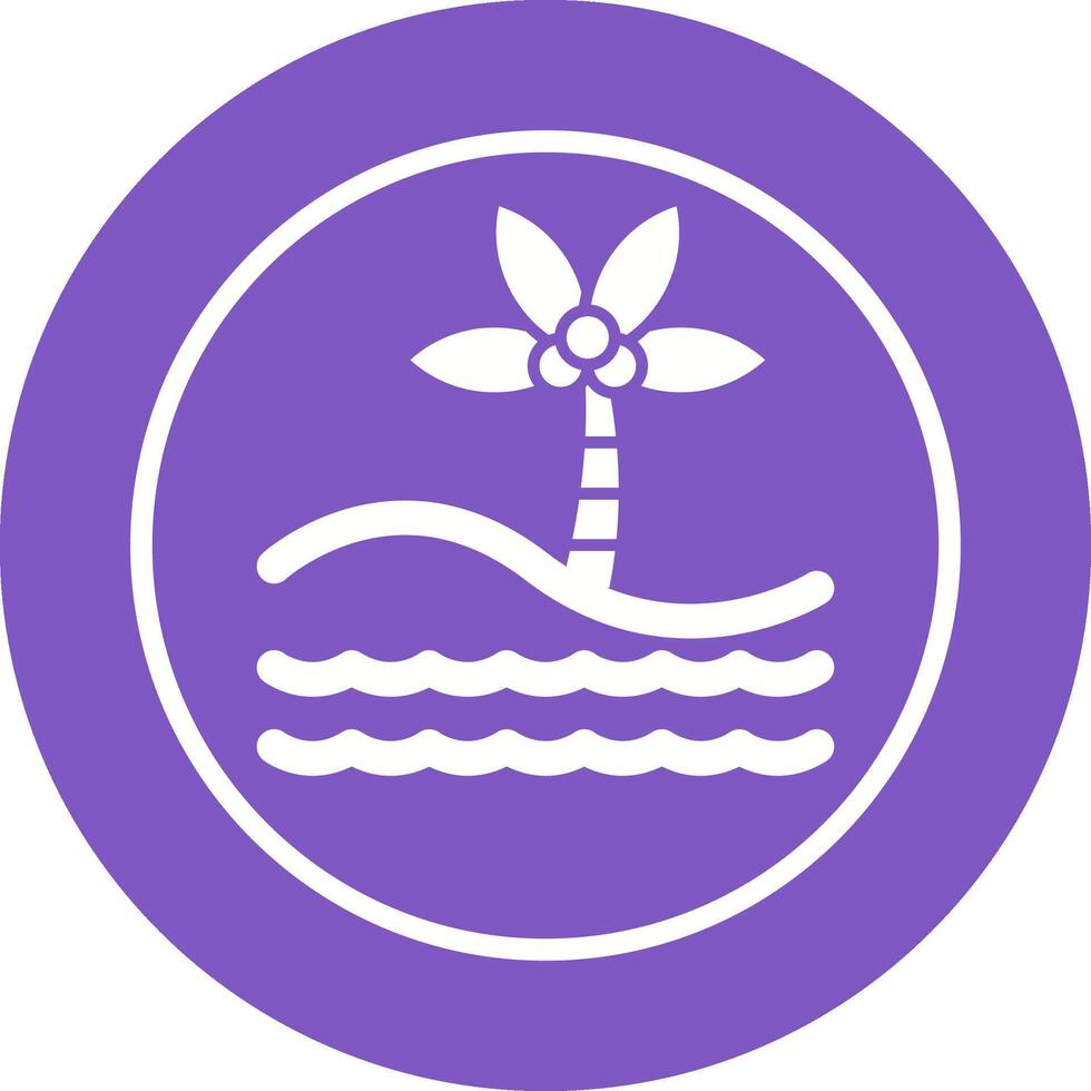 Island Vector Icon
