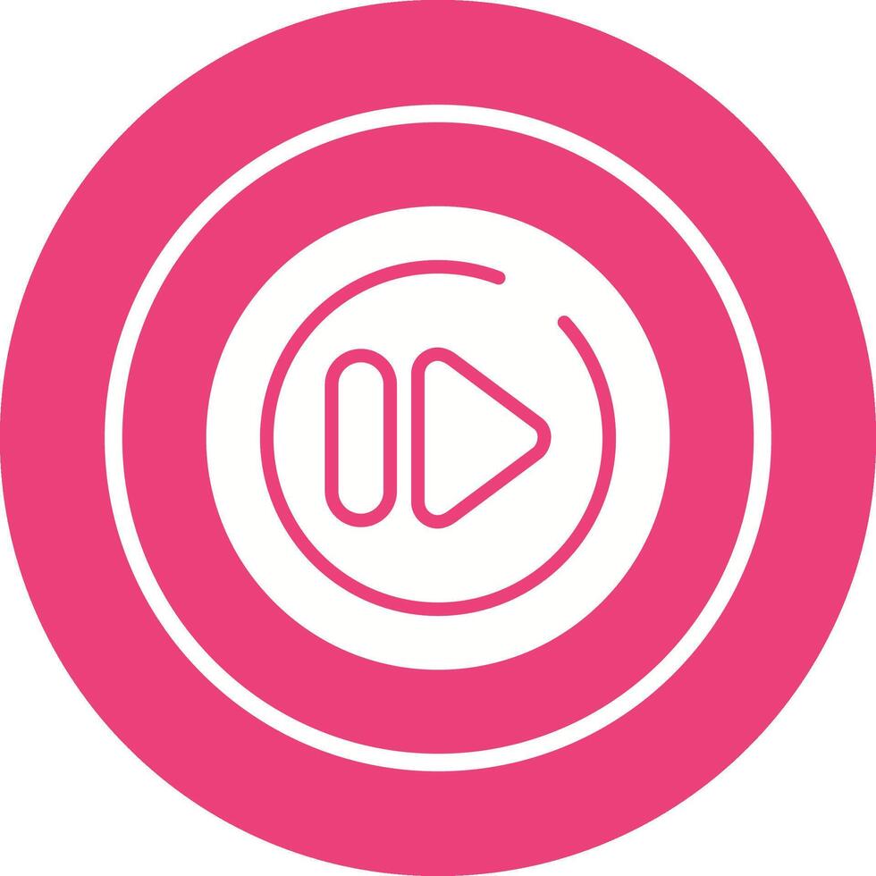 Next Track Circle Vector Icon