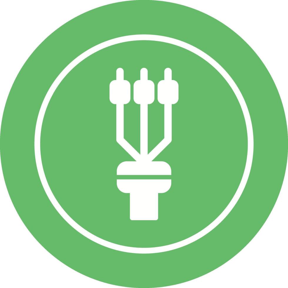Cable Termination Sleeve Vector Icon