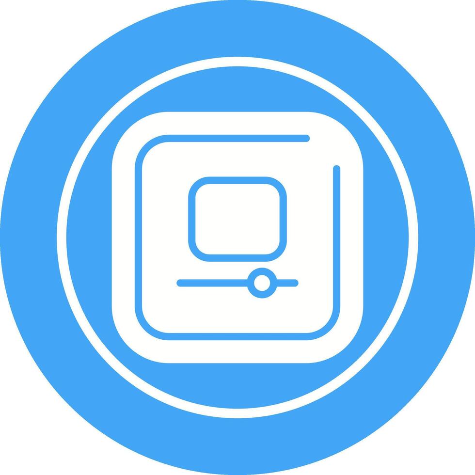 Video Stop Square Vector Icon