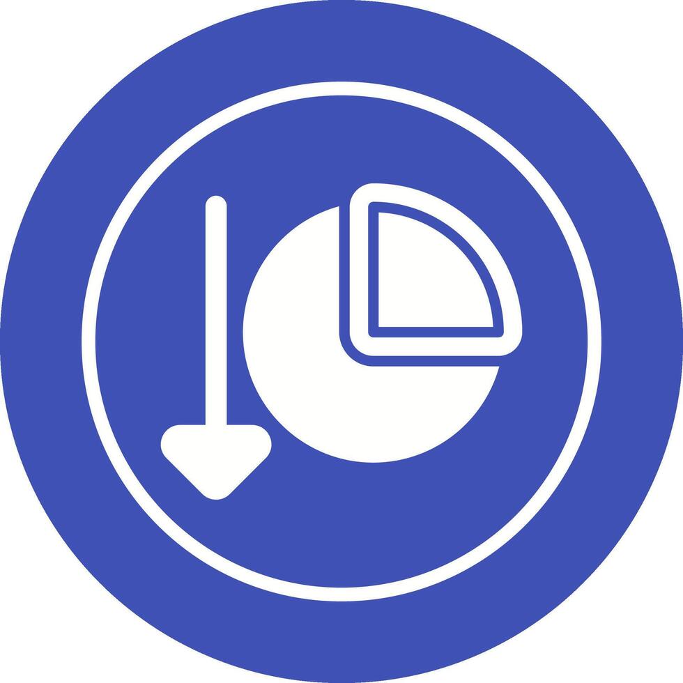 Chart Decreasing Vector Icon