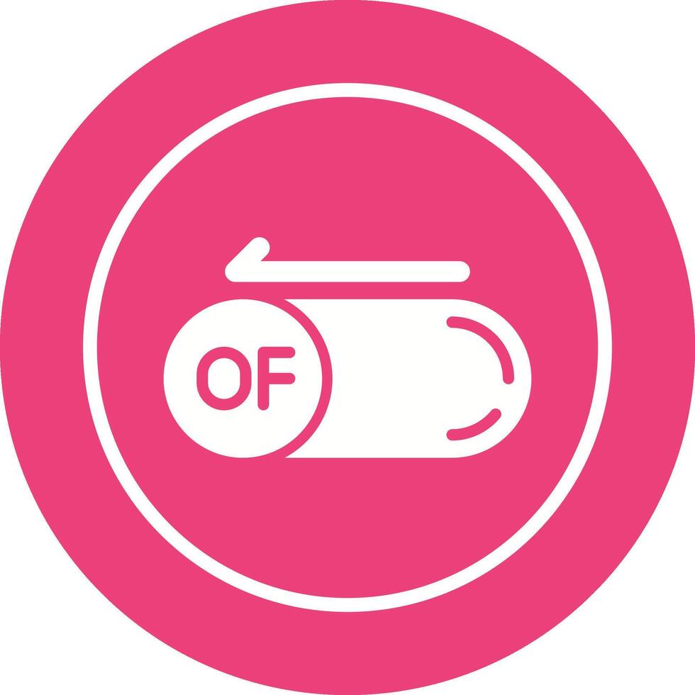 Of Button Vector Icon