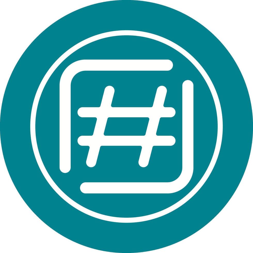 Hashtag Vector Icon
