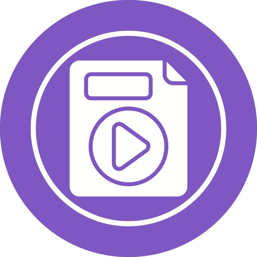 Video File Vector Icon