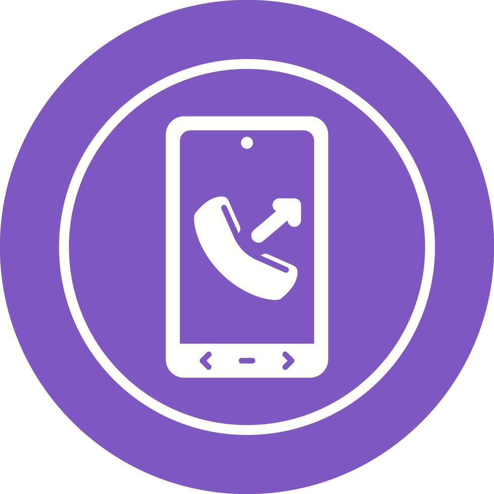 Out Going Call Vector Icon