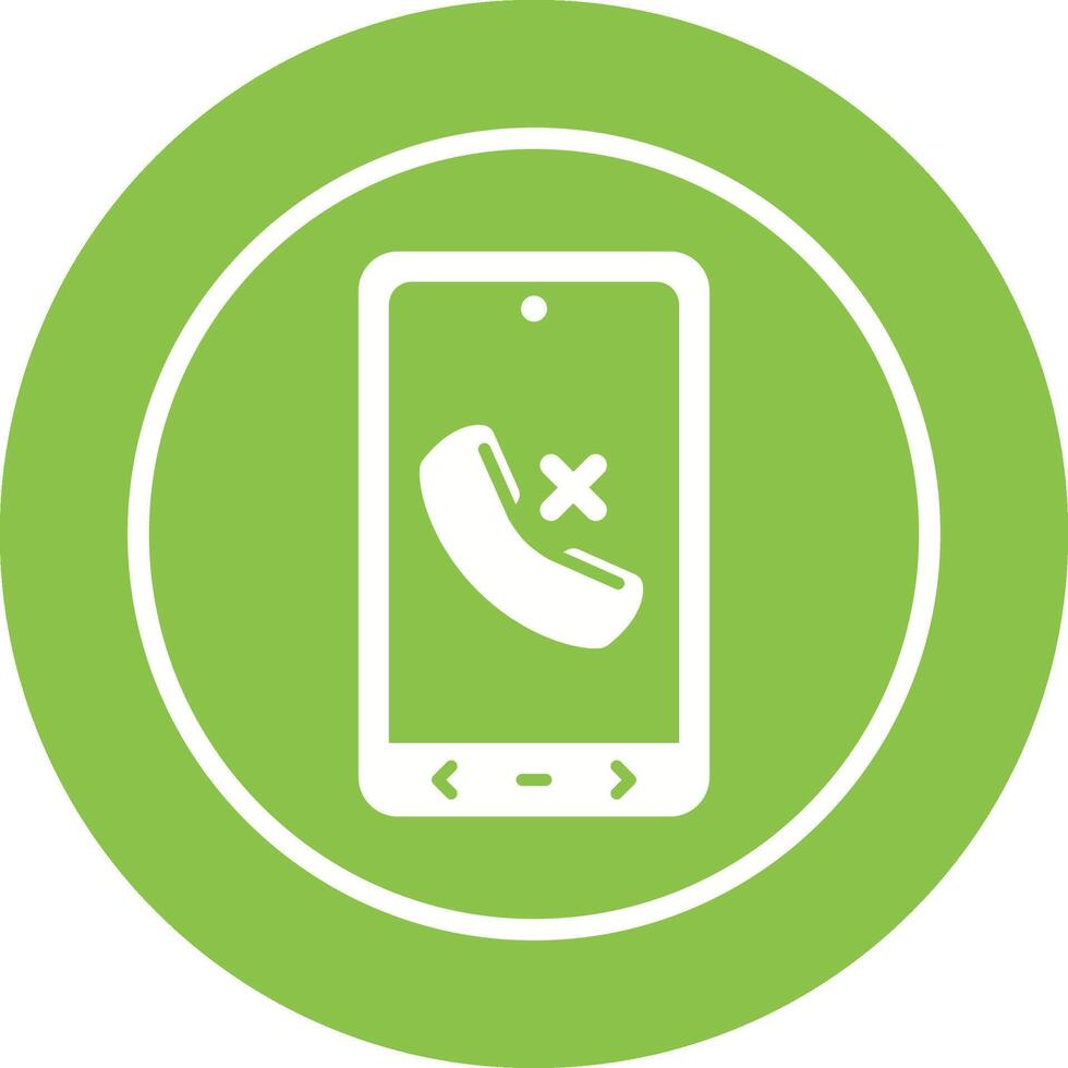 Missed Call Vector Icon
