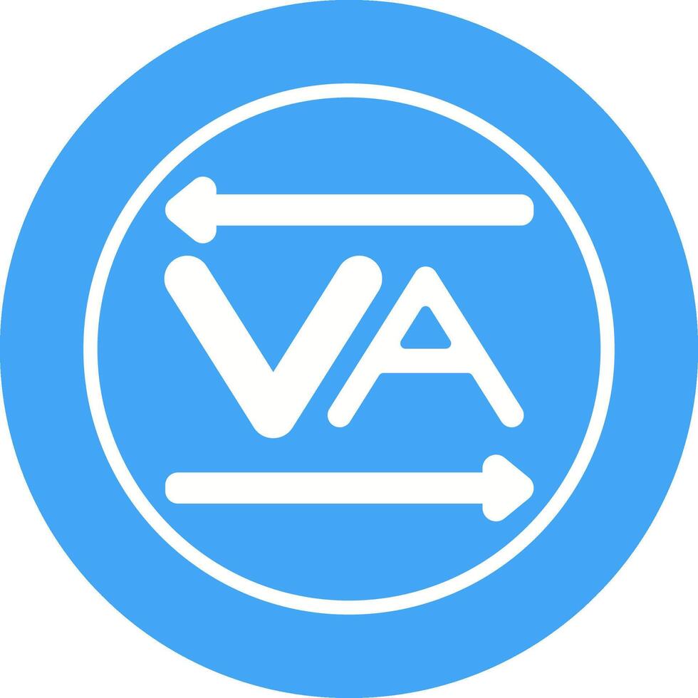 Kerning Vector Icon